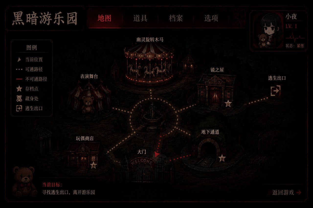 黑暗游乐园 地图探索 画面 7
