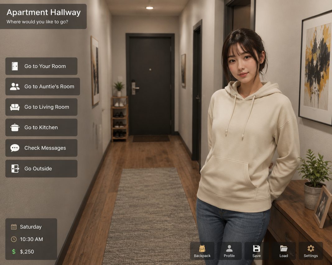 我的可爱表姐 场景演出 实机截图 2