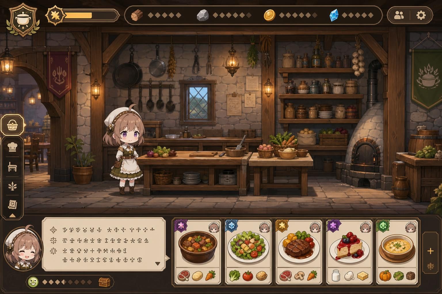 转生居酒屋 角色互动 玩法截图 3